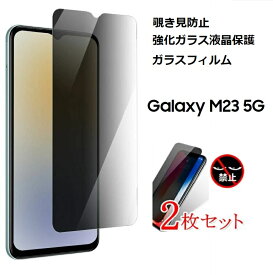 2枚入り galaxy M23 5G 覗き見防止フィルム 保護ガラス 保護フィルム ガラスフィルム 液晶保護フィルム 最強の画面保護 ギャラクシー 指紋防止 気泡防止 硬度9H 耐衝撃 気泡レス 防指紋 液晶保護ガラス Samsung Galaxy M23 5G ガラスフィルム 強化ガラス液晶保護