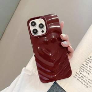 IPHONE15IHONE14IPHONE13�X�}�z�P�[�X ���̓I�ȃn�[�g�p�[�^���̔g�͗l�̃X�}�z�P�[�X �X�}�P