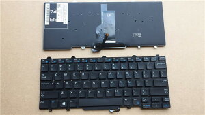 �p�\�R�� �L�[�{�[�h �p�� Latitude 3340 E5450 E7450 E5470 �Ή� DELL �m�[�g�Ƃ̌݊������� �m�[�g�C�������p�p��L�[�{�[�h �o�b�N���C�g�t