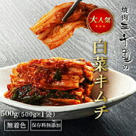 キムチ 保存料無添加　無着色 500g 高級 辛口 辛い 本場韓国 熟成 美味しい 王道 無添加キムチ にんにく …