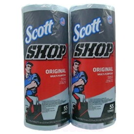 スコット カーショップタオル 55枚 2ロール ペーパーウエス Scott SHOP TOWELS ペーパータオル 業務用 カー用品 多目的 万能