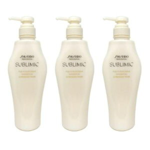 Tu~bN ANACeVu Vv[  vtFbVi 500ml 3Zbg SUBLIMIC AQUA INTENSIVE SHAMPOO_[WPA SHISEIDO