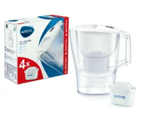 BRITA ブリタ アルーナ 2.4L (濾過水容量1.25L)マクストラ専用 カートリッジ 4個付 おいしい水 送料無料