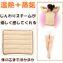 「富士商 蒸気で ホット＆スチームパッド LL（30×40×2cm）」 新 ホットスチームパッド 電子レンジで簡単 蒸気 暖め 人工セラミックビーズ パット 蒸気パッド 発汗 サウナパッド スチーマー 腰 温める グッズ ホットパック 身体 おしり 温める グッズ 温熱 サプリエ