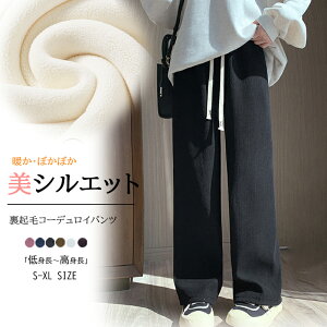 裏起毛 パンツ ワイドパンツ 裏ボアパンツ ズボン ボアパンツ ボトムス レディース 暖パン 極暖 冬 ルームウェア 冬