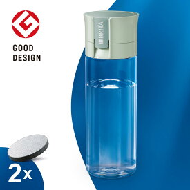 【合算3150円で送料無料】【BRITA】ブリタ ボトル型浄水器 ライトグリーン マイクロディスク 2個入り