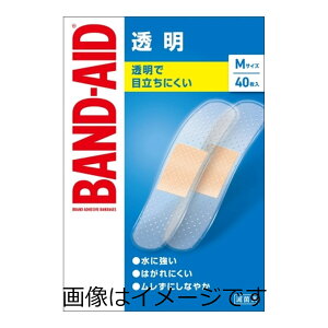 【合算3150円で送料無料】バンドエイド 透明 Mサイズ40枚