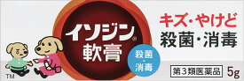 【合算3150円で送料無料】【第3類医薬品】イソジン軟膏 5g
