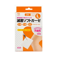 【合算3150円で送料無料】大衛 アメジスト 滅菌ソフトガーゼ不織布タイプ Lサイズ 24枚