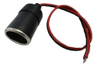 シガーソケット　24V10Aまで　赤線はプラス　黒線はマイナス　コード長さ約300mm　トラック可　1個入 ＜1…
