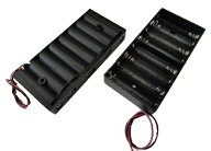 単三　8本　電池ボックス　電池ケース　コード付　約57.2×約118.3×厚約14.6mm　1個入に変更　＜bat-009＞