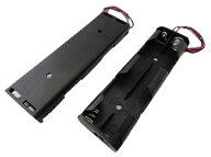 単三　4本　電池ボックス　電池ケース　コード付　約32.1×約109.0×厚約14.3mm　1個入に変更　＜bat-010＞