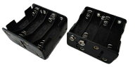 単三　8本　単3　電池ボックス・電池ケース　スナップ接続　約62.7×60.9×厚約29.5mm　1個入に変更　＜b…