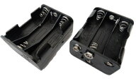 単三　6本　単3　電池ボックス・電池ケース　スナップ接続　約47.5×約60.6×厚約28.0mm　1個入に変更　…