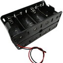 単一　8本　単1 電池ボックス・電池ケース　約70×約137×厚約62.6mm　1個入に変更　＜bat-056＞