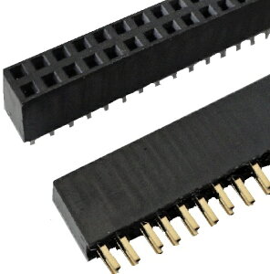 2×40=80P�@�s���\�P�b�g�@�����b�L�@2.54mm�s�b�`�@2���@��con-212��