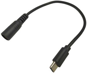 DCプラグコード DCアダプタ φ5.5mm メス USB-Cタイプ 約120mm 1個入 <con-705>