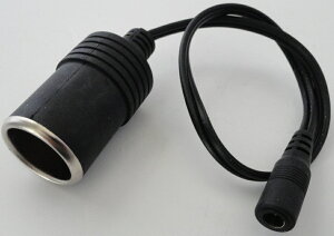 シガーソケットφ5.5mmコネクタメス端子付 約500mm<メス端子付>1個入<kei-852>