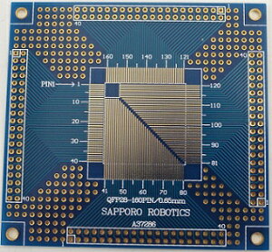 �ϊ���@QFP�@0.65mm�s�b�`LSI�@�ϊ���@1�����@��pcb-007��