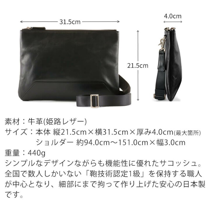楽天市場】BALZO shadow サコッシュ ショルダーバッグ BSD-19003 薄型 