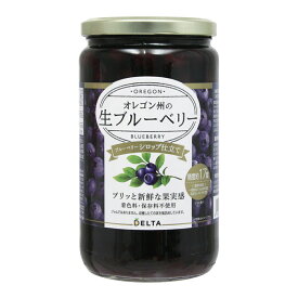 【2/28までエントリーでP5倍】オレゴン州の生ブルーベリーシロップ仕立て 750g デルタインターナショナル オレゴン州の生ブルーベリー ブルーベリー 瓶詰め