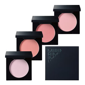【2/28までエントリーでP5倍】MIRIMU パウダーチーク 4色展開（イチゴミルク、ラズベリーマカロン、ピーチピンク、ライラックピンク）ピュア肌 血色感 ミリム【メール便対象品】