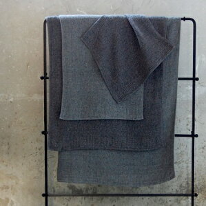 Lana ラーナ M グレー フェイスタオル コンテックス キッチン 洗面所 おしゃれ 日本製 〔お取り寄せ商品〕