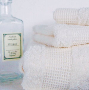 今治タオル ワッフル ボーダー バスタオル シンプル ナチュラル※2欠品中〔お取り寄せ商品〕