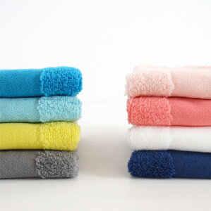 フェイスタオル Sof ソフ M 今治タオル キッチンタオル シンプル ドット※05ライトブルー欠品中〔お取り寄せ商品〕