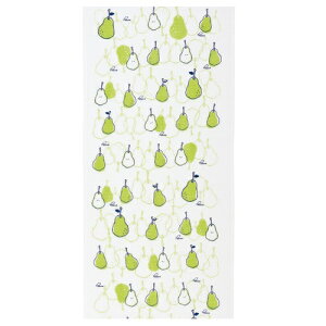 (定形外郵便対応)布ごよみ てぬぐい 洋なし タオル 日本製〔お取り寄せ商品〕