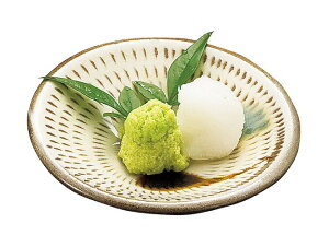 飛びかんな 薬味皿 9cm 小石原焼 そば用食器 小皿 豆皿(お取り寄せ商品)