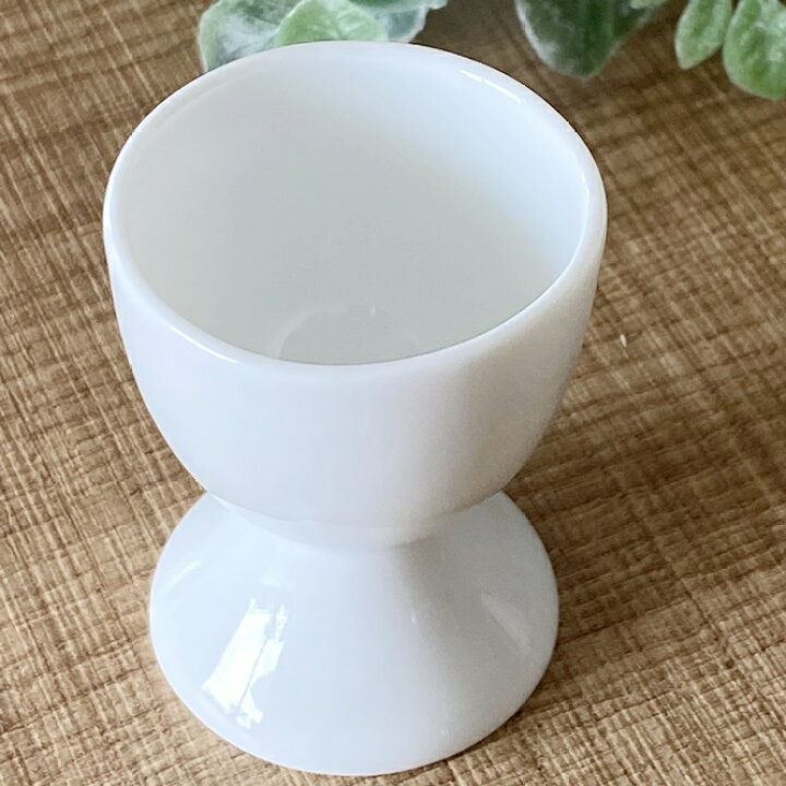 楽天市場】(欠品中)白い食器のエッグスタンド エッグカップ カフェ 