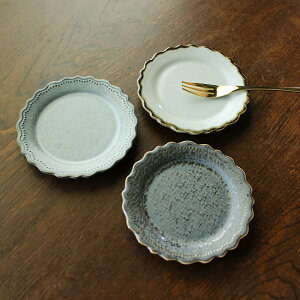 【アウトレット】花リムドット ミニプレート 11cm(3色選択)※ピンホール・ブク等あり / ドットレリーフ 花型小皿 デザート皿 お菓子皿 和菓子 カフェ 業務用食器 おもてなし 洋風・和風ど