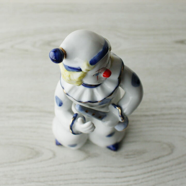 楽天市場】【アウトレット】陶磁器人形「ピエロ」 [ 高さ17.5cm 