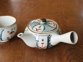 【アウトレット】【美濃焼】【高級和食器】【手づくりの器】赤絵急須