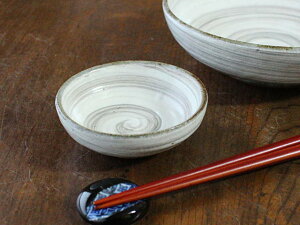 【アウトレット】刷毛目渦 千代口 / 和食器 深小皿 醤油 ディップソース 箸休め 珍味 漬物 美濃焼 手づくりの器 おかず小鉢 前菜鉢 副菜鉢 デザートボウル アイスカップ フルーツボウル 和カ