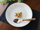 【アウトレット】白磁渕反り 21.6cm クープ皿 / スープ パスタ カレーに 白 ホワイト 皿