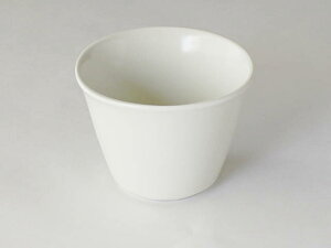 【アウトレット】クリームマット ちょっと楕円なマルチカップ 280cc / 食器 洋食器 フリーカップ 小鉢 デザートカップ ヨーグルト アイス 美濃焼 日本製