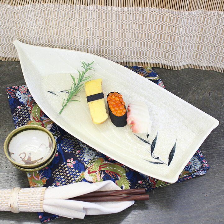 楽天市場】【アウトレット】屋形船 刺身 盛鉢 (中)[36.4×16×H6.7cm 