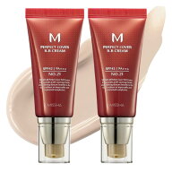 【2本セット】MISSHA ミシャ M パーフェクトカバー BBクリーム 50ml × 2本 [化粧下地 メイクアップベー…