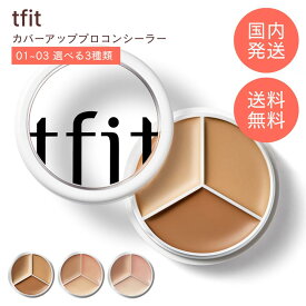【国内発送】tfit カバーアッププロコンシーラー 15g 01 02 03 [ティーフィット コンシーラー パレット バーム 3色 高カバー メイクアップ 韓国コスメ メール便 ネコポス ポスト投函]