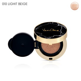 【残りわずか！ 50%OFF SALE】VanCleo バンクレオ プレミアムクッションファンデーション SPF50+ PA+++ [艶肌 薄付き シミ ハリ エイジングケア メイクアップ 保湿 韓国コスメ 30代 40代 50代 グルタチオン ナイアシンアミド 保湿 美容成分 植物 美容液ファンデーション