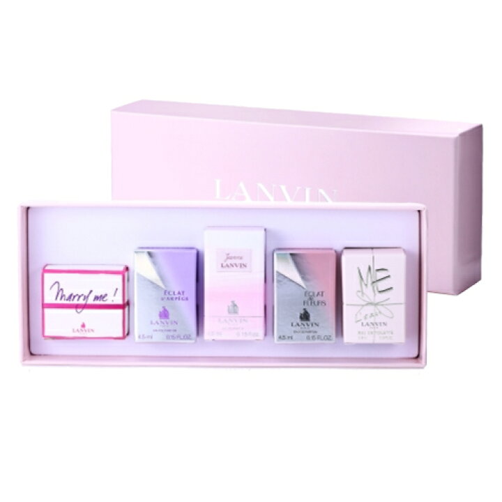 楽天市場】ランバン 5 ミニチュア セット [LANVIN ミニ香水 
