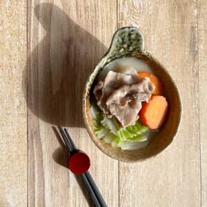 とんすい 呑水 トンスイ 鍋 取り皿 和え物鉢 お浸し鉢 サラダボウル 鍋取り鉢 美濃焼 日本製 手付き鉢 食器 和食器 小鉢 食器 鉢 持ち手付き 鍋小物 業務用 伊賀オリベとんすい