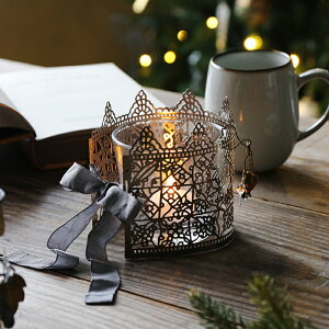 デコレーション LACE Walther&Co. // キャンドルホルダー デコレーション レース 置物 置き物 クリスマス 北欧 飾り 装飾 ディスプレイ オブジェ フレンチシック シルバー 銀 おしゃれ インテリア