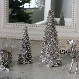 クリスマスツリー A // クリスマス 置物 置き物 飾り 装飾 小道具 撮影 ディスプレイ リーネヴェール クリスマスツリー 銀 シルバー オブジェ デンマーク 北欧 インテリア おしゃれ サラグレ