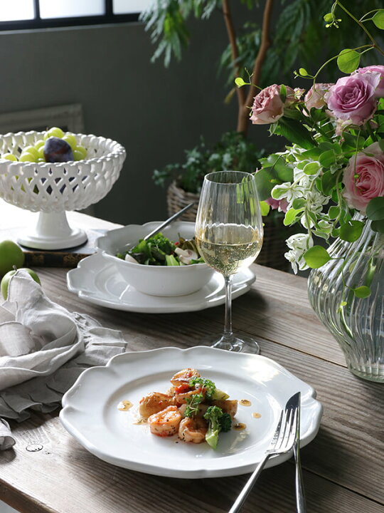 楽天市場】ディナープレート 27cm ホワイト Maison Pichon Uzes 