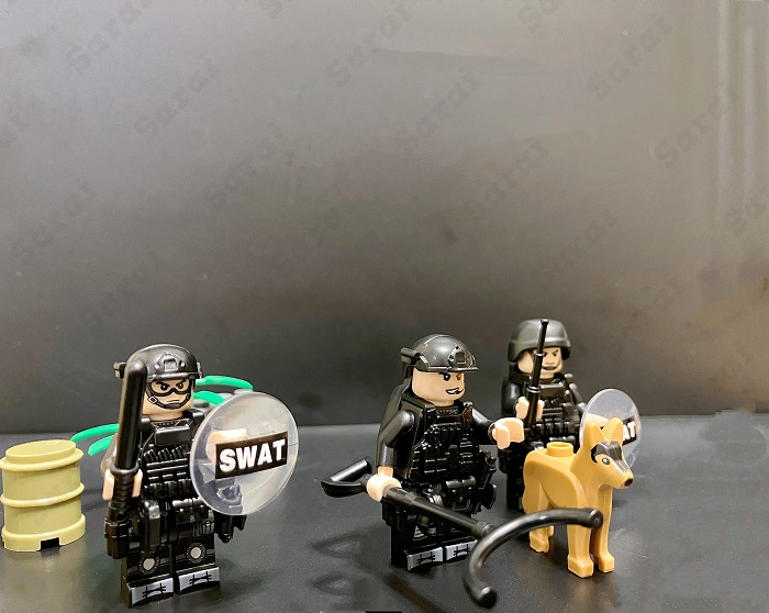 楽天市場】レゴ 互換 ブロック SWAT 警察 レゴ互換 特殊部隊 6体セット