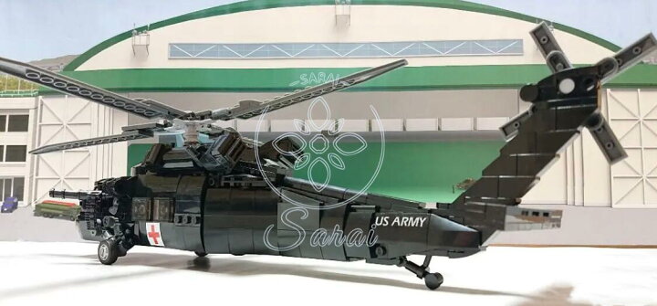 楽天市場】ヘリコプター レゴ 互換 ブロック UH-60 ブラックホーク 