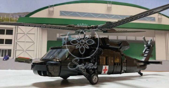 楽天市場】ヘリコプター レゴ 互換 ブロック UH-60 ブラックホーク 